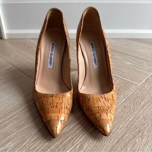 Manolo Blahnik Cork Pumps – Size 36.5 (US 6)